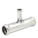 T Pipes 8x6 mm. Stainless Steel