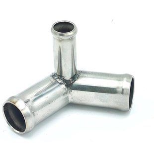 3D трійник 25&times;25&times;16 mm, тосольний (антифриз), 90&deg;. Виготовлено з нержавіючої сталі 3D252516 фото