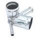 T-piece 1J0121087A for Audi, Seat, Skoda, VW from stainless steel