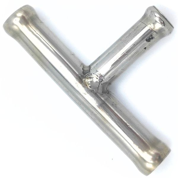 T Pipes 10x8 mm. Stainless Steel