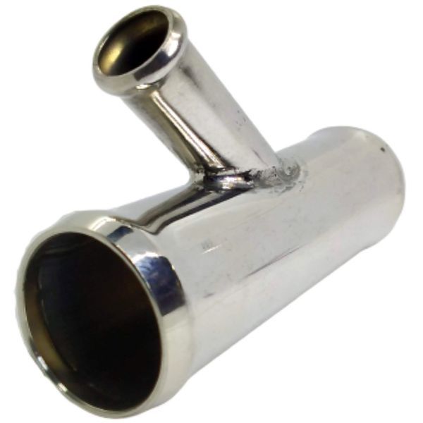 T Pipe x16 mm, Angle of inclination - 45&deg;, coolant, from stainless steel