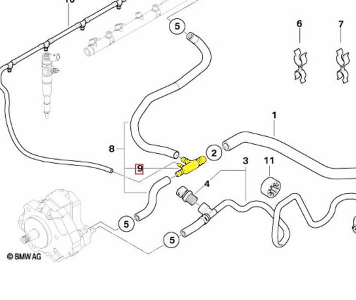 Патрубок 13537790205 BMW. Нержавіюча сталь Р925 фото