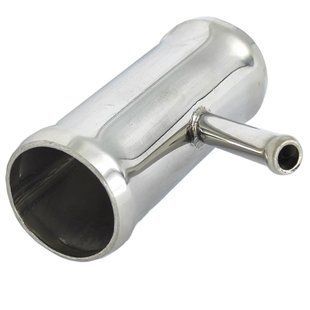 T Pipe x20 mm, Angle of inclination - 45&deg;, coolant, from stainless steel