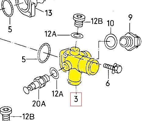 Rohr 068121133m f&uuml;r Audi, VW aus Edelstahl Р918 фото