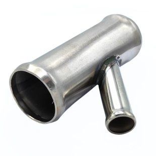 T Pipe x16 mm, Angle of inclination - 45&deg;, coolant, from stainless steel