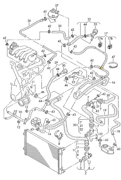 T-Stück 1J0122447ED Geeignet für Seat, Vw. Edelstahl Р108 фото