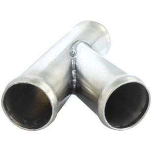 T Pipe x34 mm, Angle of inclination - 45&deg;, coolant, from stainless steel