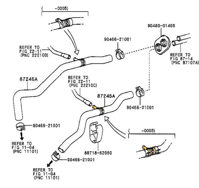 T-piece 8720952010 Suitable for Toyota. Stainless Steel