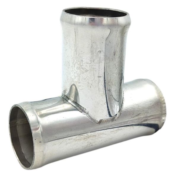 T Pipes 38x38 mm. Stainless Steel