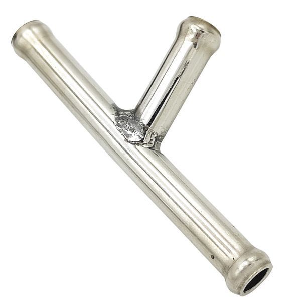 Трійник 8x8 mm, Кут нахилу - 60&deg;, тосольний, з нержавіючої сталі Т080808х60 фото