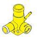 Flange 068121132A for Audi, Seat, VW from stainless steel