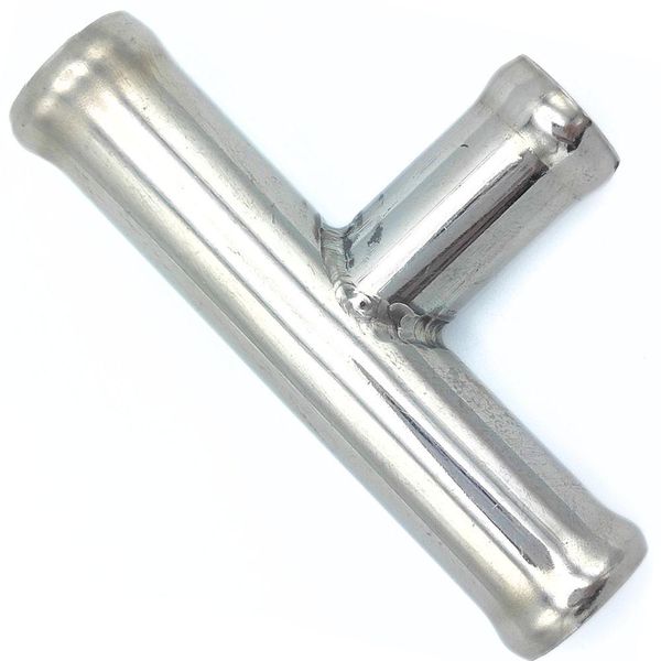 T Pipes 16x14 mm. Stainless Steel