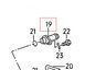 Flange 034121143 for Audi, VW from stainless steel