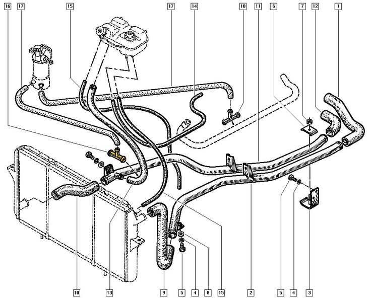 T-piece 7705030028 Suitable for Renault. Stainless Steel