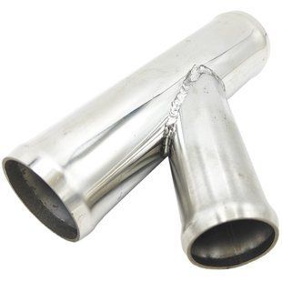 T Pipe x34 mm, Angle of inclination - 45&deg;, coolant, from stainless steel