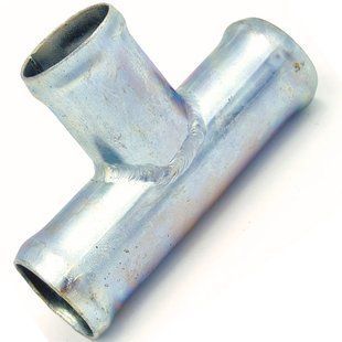 Tuber&iacute;a en T / Tr&iacute;pode 25x25 mm, refrigerante, de acero galvanizado Т252525Ч фото