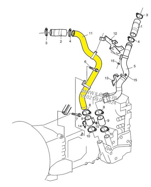 Rura retardera 7421730524 Pasuje do Renault, Volvo. Stal nierdzewna