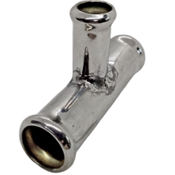 T Pipes 14x10 mm. Stainless Steel