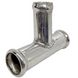 T Pipes 14x12 mm. Stainless Steel