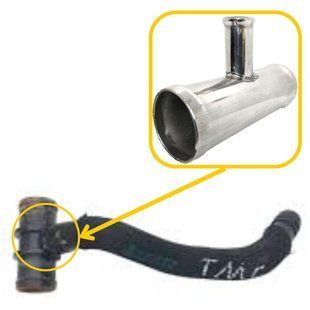 T-St&uuml;ck 1K0121087AE f&uuml;r VW aus Edelstahl Р329 фото