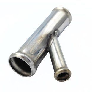 T Pipe x10 mm, Angle of inclination - 45&deg;, coolant, from stainless steel