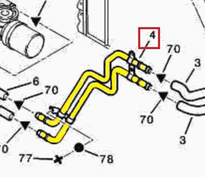 Cooling pipe 500357318 Suitable for Citroen, Fiat, Iveco, Peugeot. Stainless Steel