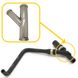 Heater Hose T Pipes a1248305415 Suitable for Mercedes-Benz. Stainless Steel