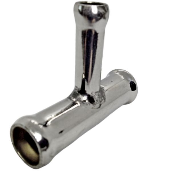 T Pipes 8x12 mm. Stainless Steel