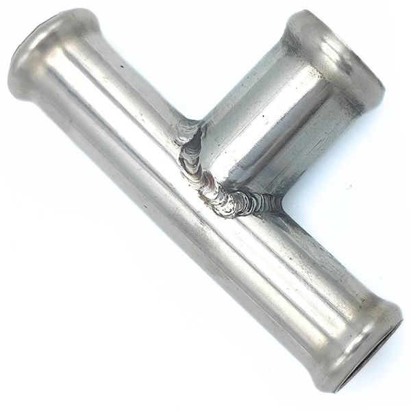 T Pipes 16x18 mm. Stainless Steel