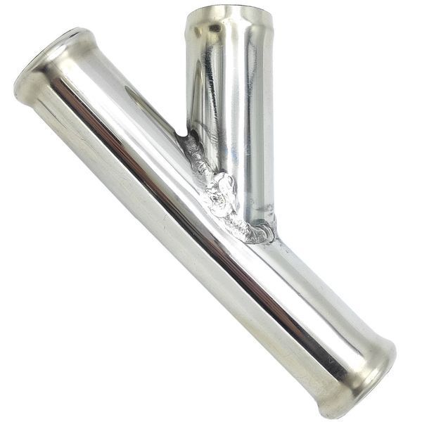 T Pipe x20 mm, Angle of inclination - 45&deg;, coolant, from stainless steel