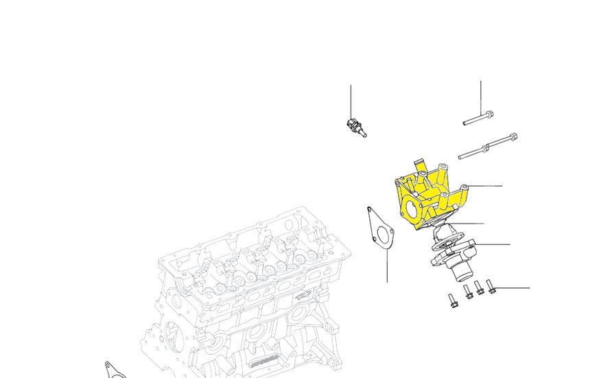 Thermostatstutzen 477F-1306030 Geeignet für Chery. Edelstahl Р138 фото