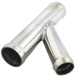 T Pipe x18 mm, Angle of inclination - 45&deg;, coolant, from stainless steel